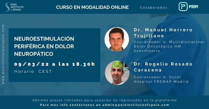 PIOS Neuroestimulacion periferica en dolor neuropatico